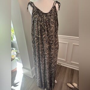 Bucket List Navy print Jumpsuit Size small